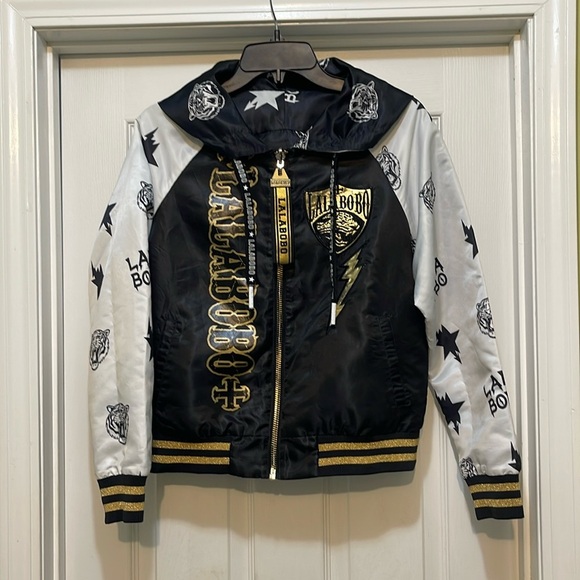 Lalabobo - Black and White Reversible Jacket - Tiger - size M - Picture 13 of 15